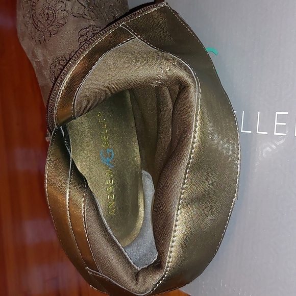 Andrew Geller dark mushroom ankle boots - Picture 8 of 9